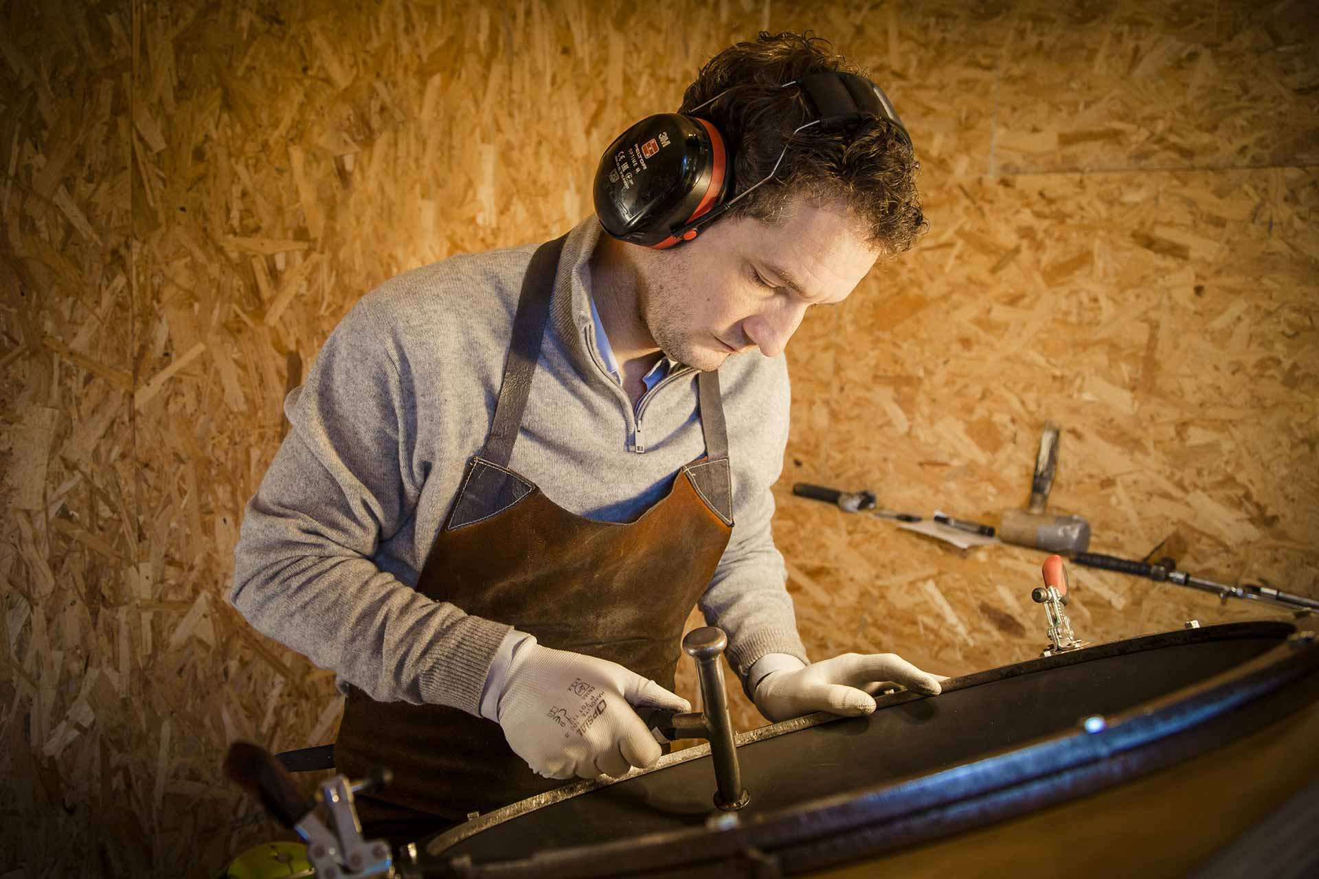 Fabrication artisanale de handpan